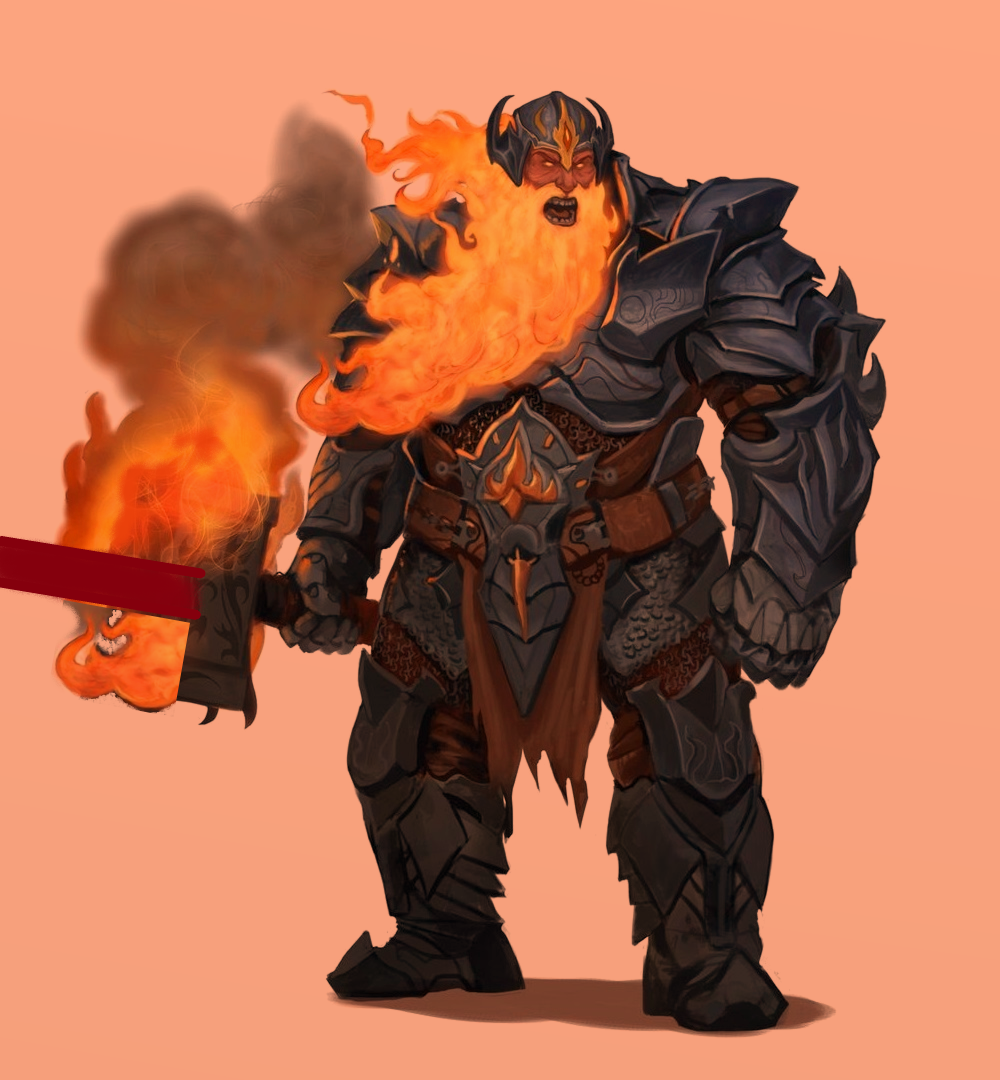 Rhael the Fire Giant